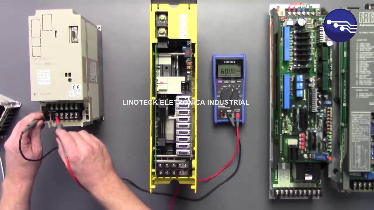 Conserto Teste Saída e Entrada Servo Drive Inversor de Frequência Fanuc Mitsubishi yaskawa