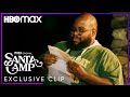 Black Santa Chris Burns the Letter | Santa Camp | HBO Max