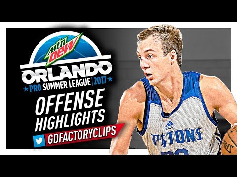 Luke Kennard 2017 Summer League Offense Highlights - Pistons Debut!