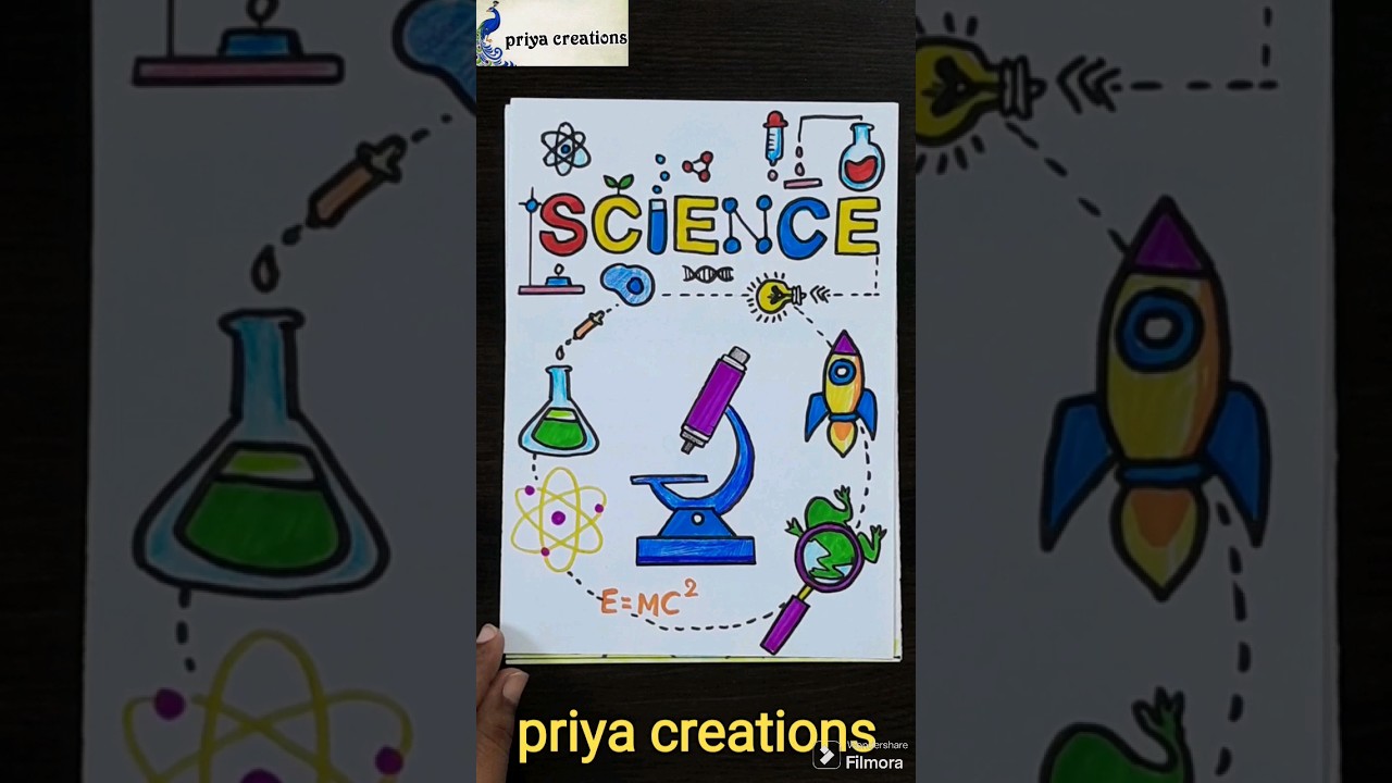 science project | science border design for project | front page decoration for science notebook