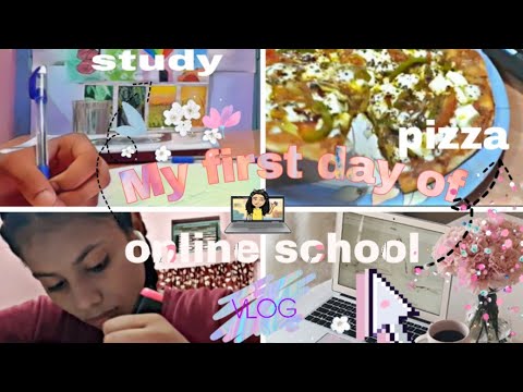 My first day of online school 🖥️ | Assignments |Online classes | New session|