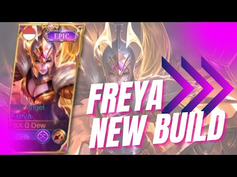Freya War Angel Gameplay | Freya Best Build New Item Mobile Legends | Freya Top Global Build MLBB