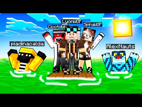 SOPRAVVIVO SULL'ISOLA DESERTA DI MINECRAFT!!