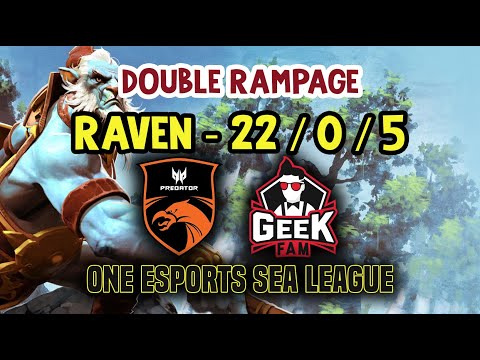 DOUBLE RAMPAGE RAVEN!! - TNC PREDATOR VS GEEK FAM - ONE ESPORTS SEA LEAGUE