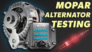 Mopar Charging System Testing [External Voltage Regulator]