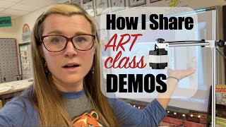 How I Present Art Class Demos to My Elementary Artists