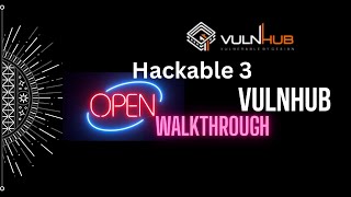 Hackable: III Vulnhub Walkthrough