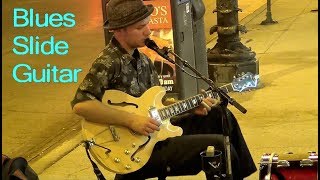 Chicago Blues Slide Guitar Busker Brian Doroba covers “Skinny Woman” R.L. Burnside