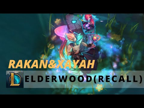 Elderwood Xayah & Rakan Recall ❤️ - League of Legends