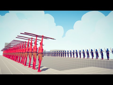 50x SPEAR THROWER vs EVERY RANGED UNIT - Totally Accurate Battle Simulator TABS
