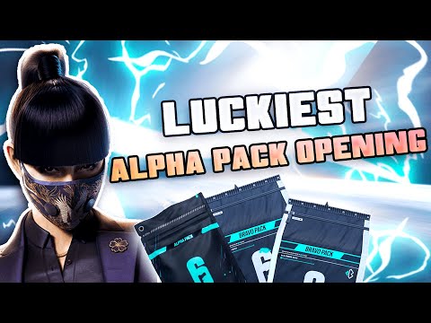 The Luckiest 100+ Alpha Pack Opening EVER!!