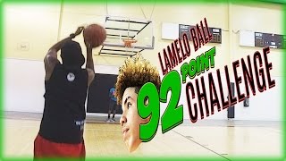 The LaMelo Ball 92 Point Challenge! - YouTuber IRL Basketball Challenge