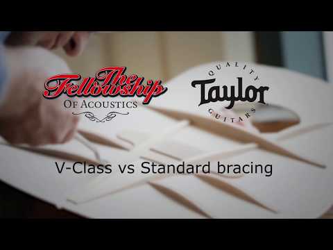 Taylor V-Class vs Standard Bracing at The Fellowship of Acoustics