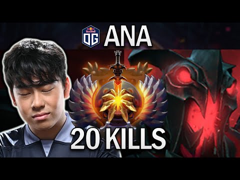 OG.ANA SMURF SHADOW FIEND WITH 20 KILLS - DOTA 2 7.30B GAMEPLAY