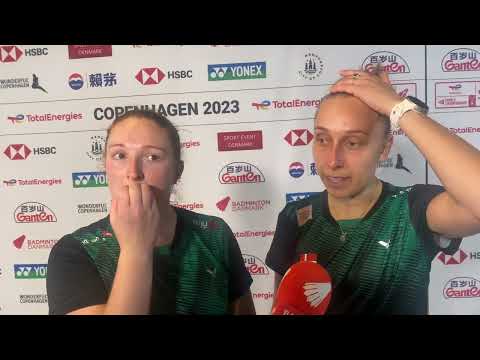 Maiken Fruergaard og Sara Thygesen er ude af VM efter en hård tresætter