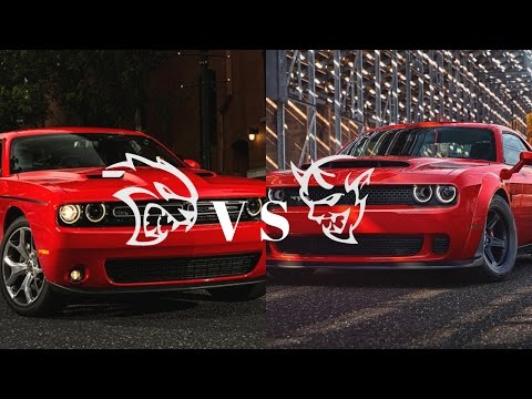 Difference between Dodge Challenger SRT Hellcat vs Dodge Challenger Demon