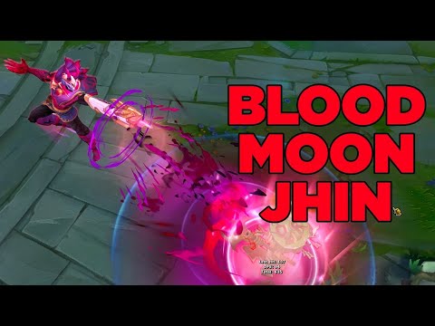 Blood Moon Jhin training tutorial - positioning and abilities (vs Blitz)