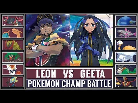 LEON vs GEETA | Pokémon Champ Battle [Pokémon Scarlet & Violet]