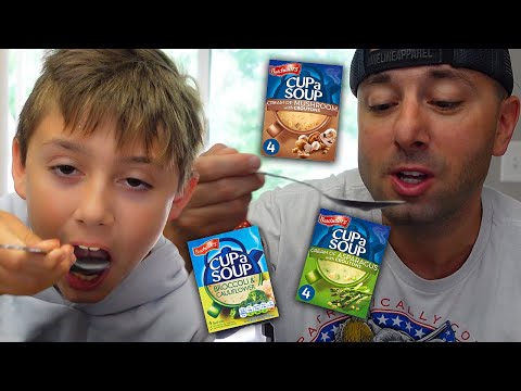Americans Try British Soups, Sweets, and Baked Beans!