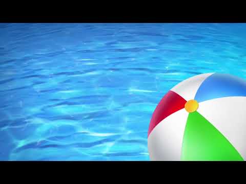 ⛱🎶 Pool Water Beach Ball Summer Fun VJ Loop Video Background for Edits