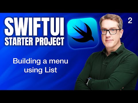 Building a menu using List - SwiftUI Starter Project 2/14 thumbnail