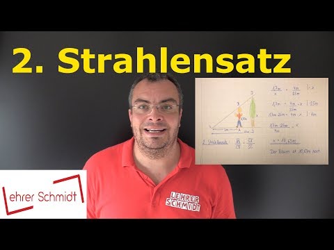 Second ray theorem - second ray theorem | Line ratio | Mathematics | Lehrerschmidt