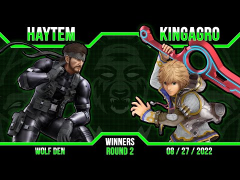 Smash South Wolf Den - haytem (Snake) vs. KingAgro (Shulk) | WR 2