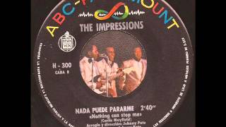 Impressions - Nothing can stop me - ABC spanish only 45 MOD Northern Soul rare!