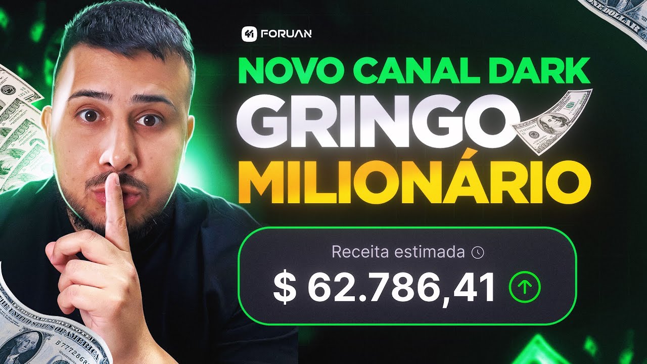 VEJA COMO OS GRINGOS ESTÃO FAZENDO CANAIS DARK MILIONÁRIOS COM POUCOS CLIQUES [É SURREAL!!]