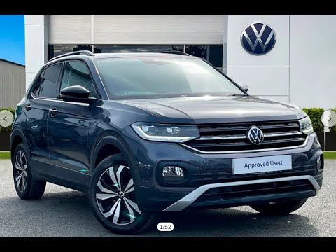 Approved Used Volkswagen T-Cross 1.0 TSI (95ps) Black Edition Hatchback - DF22AKG