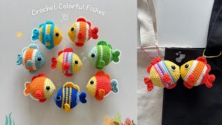 Easiest and Cutest Crochet Fish Tutorial 🐠 | One Pattern with Endless Possibilities!