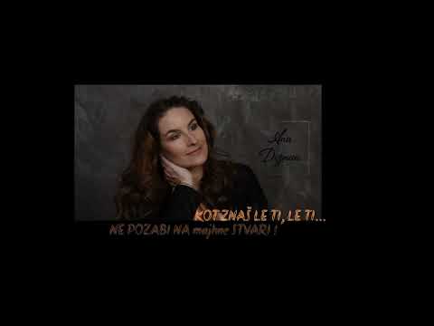 Si pozabil na majhne stvari - Ana Dežman (lyrics video)