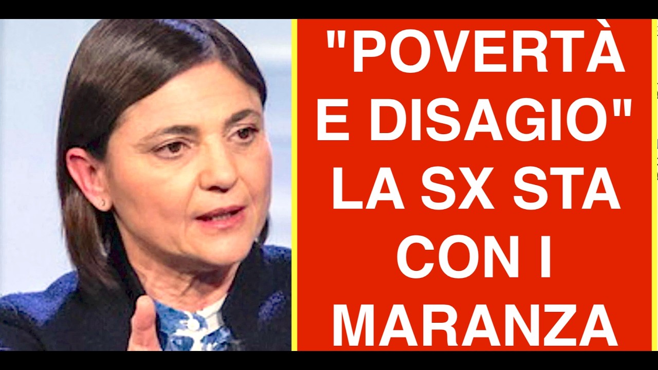 "SUBISCONO POVERTÀ E DISAGIO" LA SINISTRA STA CON I MARANZA