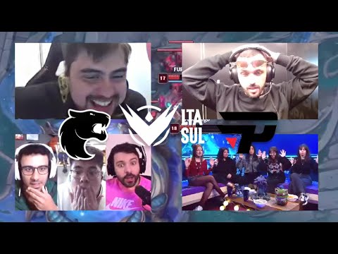STREAMERS REACT to FURIA'S COMEBACK VICTORY AGAINST PAIN in the LTA SUL 2025 GRAND FINAL - GAME 1