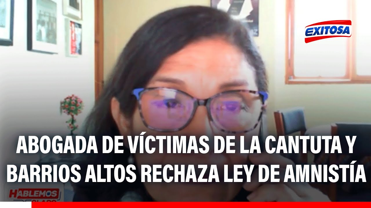 🔴🔵 Abogada de víctimas de La Cantuta y Barrios Altos rechaza ley de amnistía