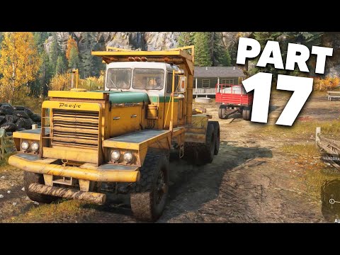 SNOWRUNNER Gameplay Walkthrough Part 17 - THE PACIFIC P16 IS A BEAST