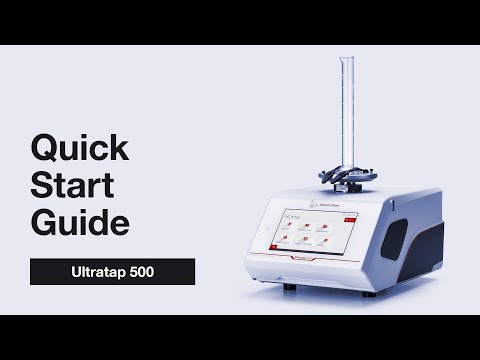 Tapped/bulk Density Tester: Ultratap 500 Twin