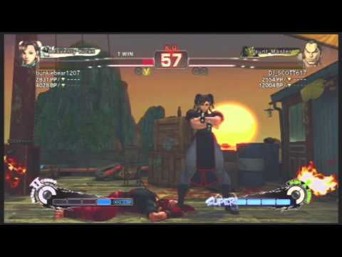 SSF4 AE 2012 bunkiebear1207 (Chun Li) vs DJ_SCOTT617 (Dan)