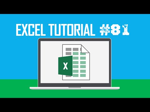 Excel Tutorial #81:  Moving to the First Cell in a Worksheet (Ctrl + Home)
