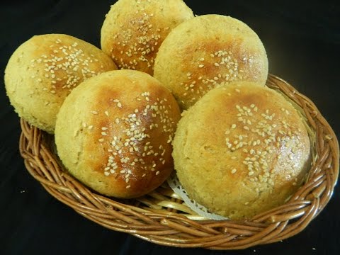 Whole Wheat Burger Buns / Aatta Bun /  - By Food Connection Video