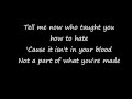 Disturbed - ''Who Taught You How To Hate'' Lyrics