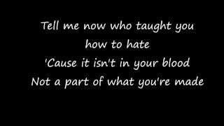 Disturbed - &#39;&#39;Who Taught You How To Hate&#39;&#39; Lyrics