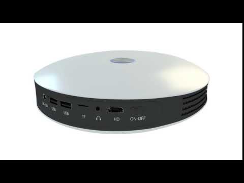 3D Beamer round FullHD 4k 360 Presentation