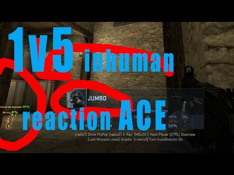 best 1v5 CLUTCH ACE impossible known to mankind mlg player(csgo)