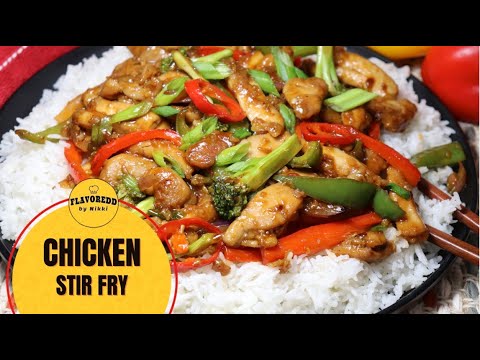 How to Make Vegetable Stir Fry | Quick and Easy Veggie Chicken Stir Fry Recipe