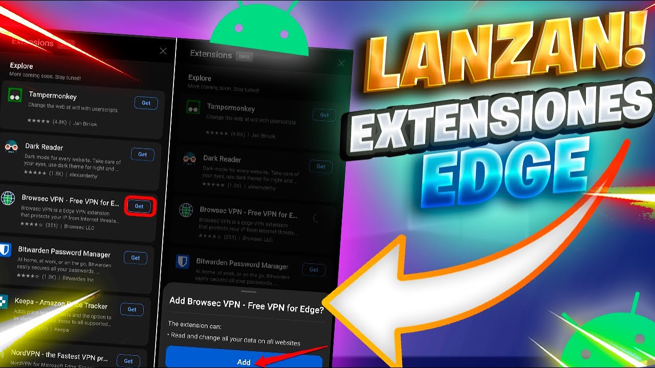 Microsoft EDGE OUTPERFORMS CHROME on ANDROID / BROWSER EXTENSIONS LAUNCHED!