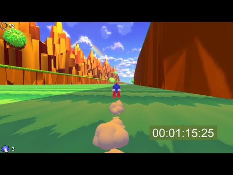 Updated Sonic Utopia speedrun! - 1:15.23 [Old PB]