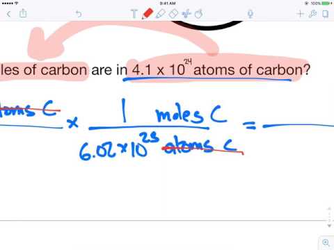 Converting from Atoms to Moles
