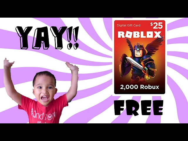 2018 Free Roblox Gift Card Codes Robux