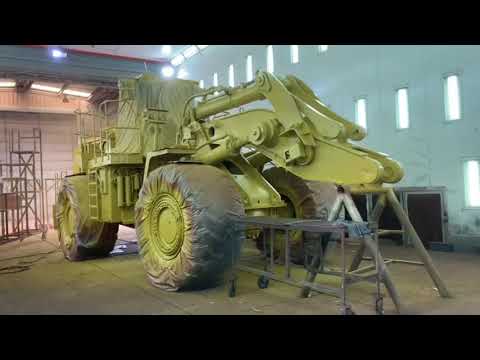 Caterpillar 988H WHEEL LOADER PAINT RESTORATION MASSIVE MACHINE HEAVY EQUIPMENT MINING QUARRY